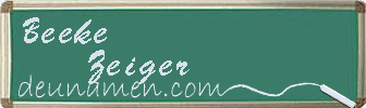 Beeke Zeiger Visitenkarte